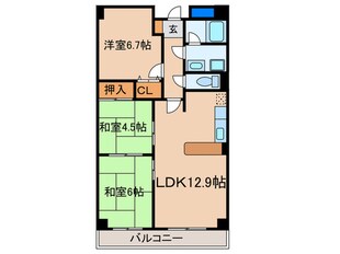 プレスティ－ジ黄檗の物件間取画像